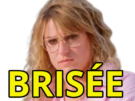Sticker m6u amour est dans le pre brisee meuf recalee par AlgorithmeM6U