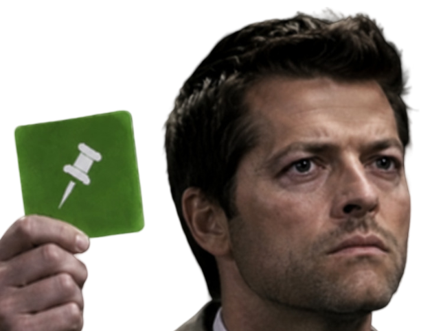 Sticker supernatural castiel epingle par XDREAD