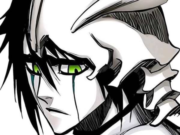 Sticker ulquiorra cifer bleach cheveux noir yeux vert arrancar masque fic bloop par Bl0op