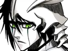 ulquiorra cifer bleach cheveux noir yeux vert arrancar masque fic bloop