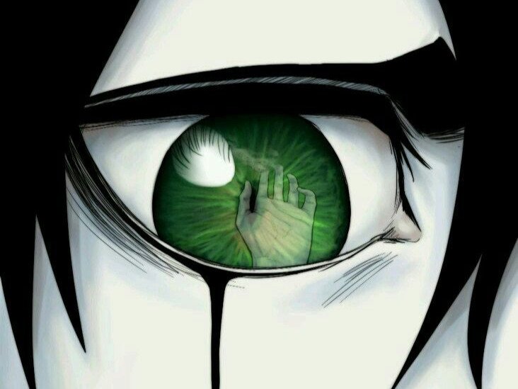 Sticker ulquiorra cifer bleach cheveux noir yeux vert arrancar masque fic bloop par Bl0op