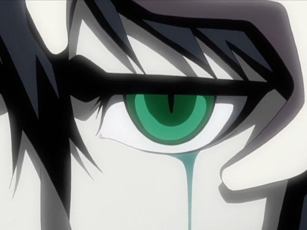 Sticker ulquiorra cifer bleach cheveux noir yeux vert arrancar masque fic bloop par Bl0op