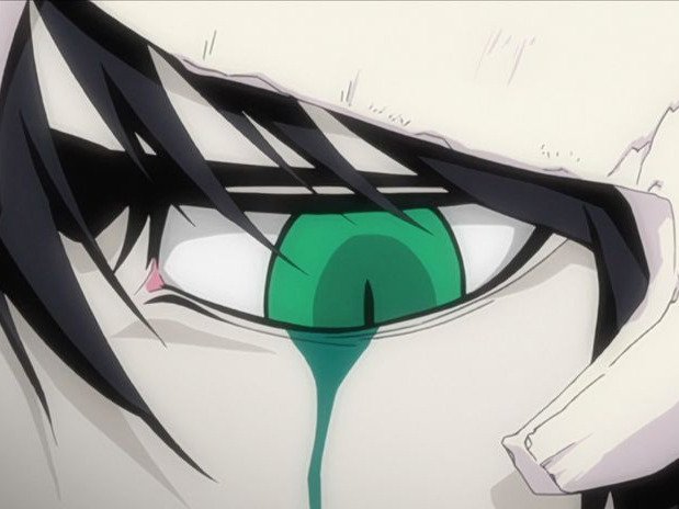 Sticker ulquiorra cifer bleach cheveux noir yeux vert arrancar masque fic bloop par Bl0op