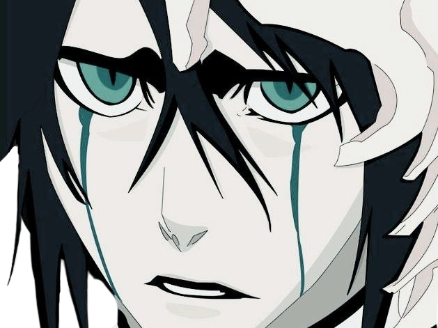 Sticker ulquiorra cifer bleach cheveux noir yeux vert arrancar masque fic bloop par Bl0op
