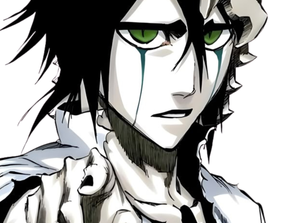 Sticker ulquiorra cifer bleach cheveux noir yeux vert arrancar masque fic bloop par Bl0op