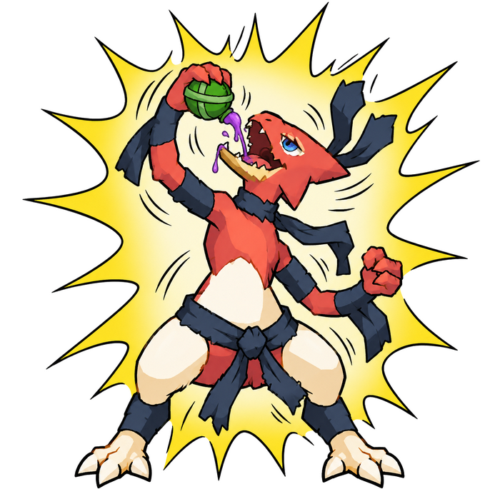 Sticker jungko potion magique kalos sud fic vlt pokemon par Tympole