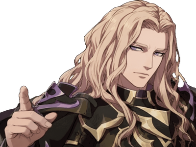 Sticker fire emblem fortune weave dietrich doigt par crepe