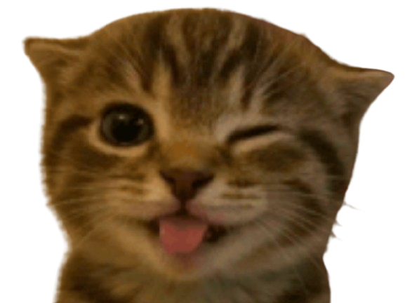 Sticker chat chaton tire la langue mignon taquin hihi amusant sassy insolent malicieux malice espiegle knifos par Knifos