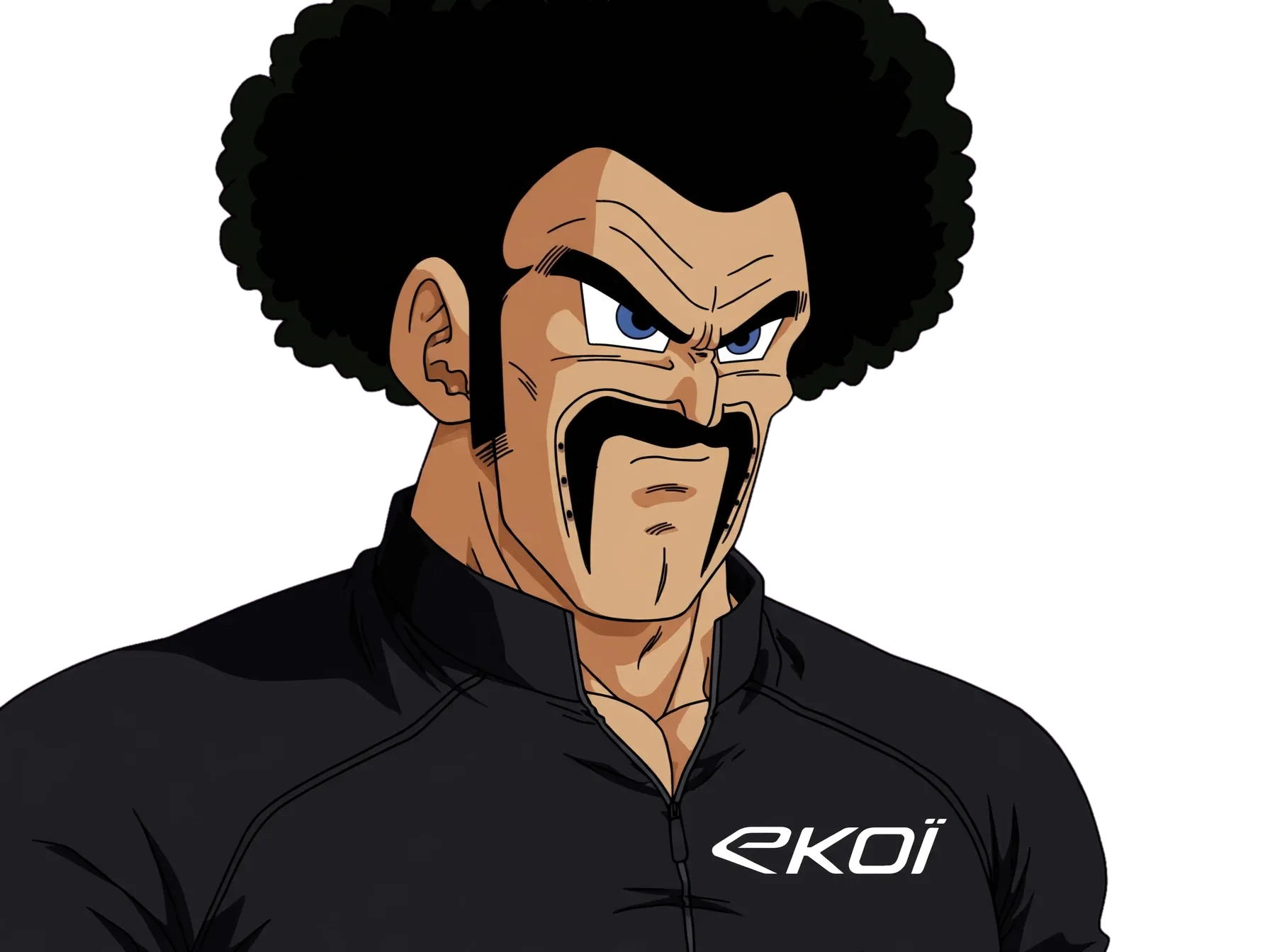 Sticker mrsatan satan hercule dbz dragonball ekoi cyclisme cycling velo par RisitasEnenfer