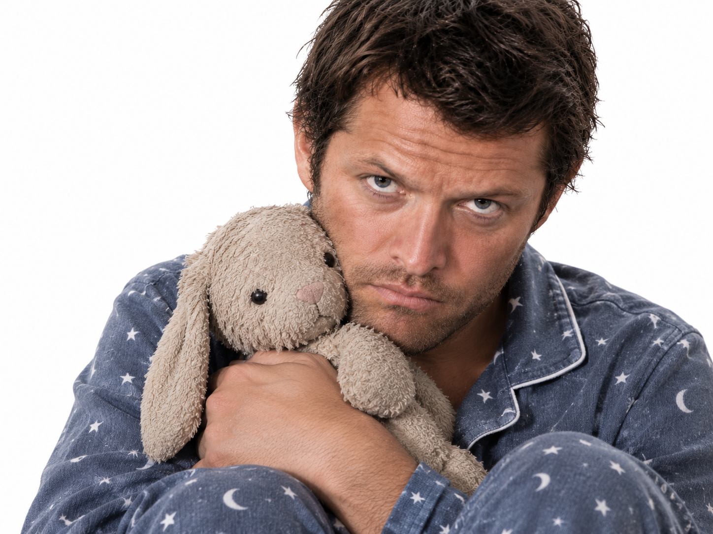 Sticker supernatural castiel doudou peluche nuit bonnenuit dormir pyjama par XDREAD