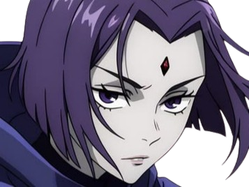 Sticker raven teen titans violet pourpre dc comics demi demone trichoporphyree indigo par PubliusOvidius