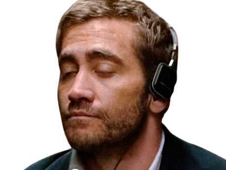 Sticker jake gyllenhaal davis mitchell demolition homme brun acteur triste depression trentaine trentenaire par PubliusOvidius