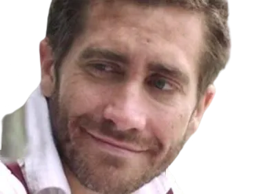 Sticker jake gyllenhaal davis mitchell demolition homme brun acteur triste depression trentaine trentenaire par PubliusOvidius
