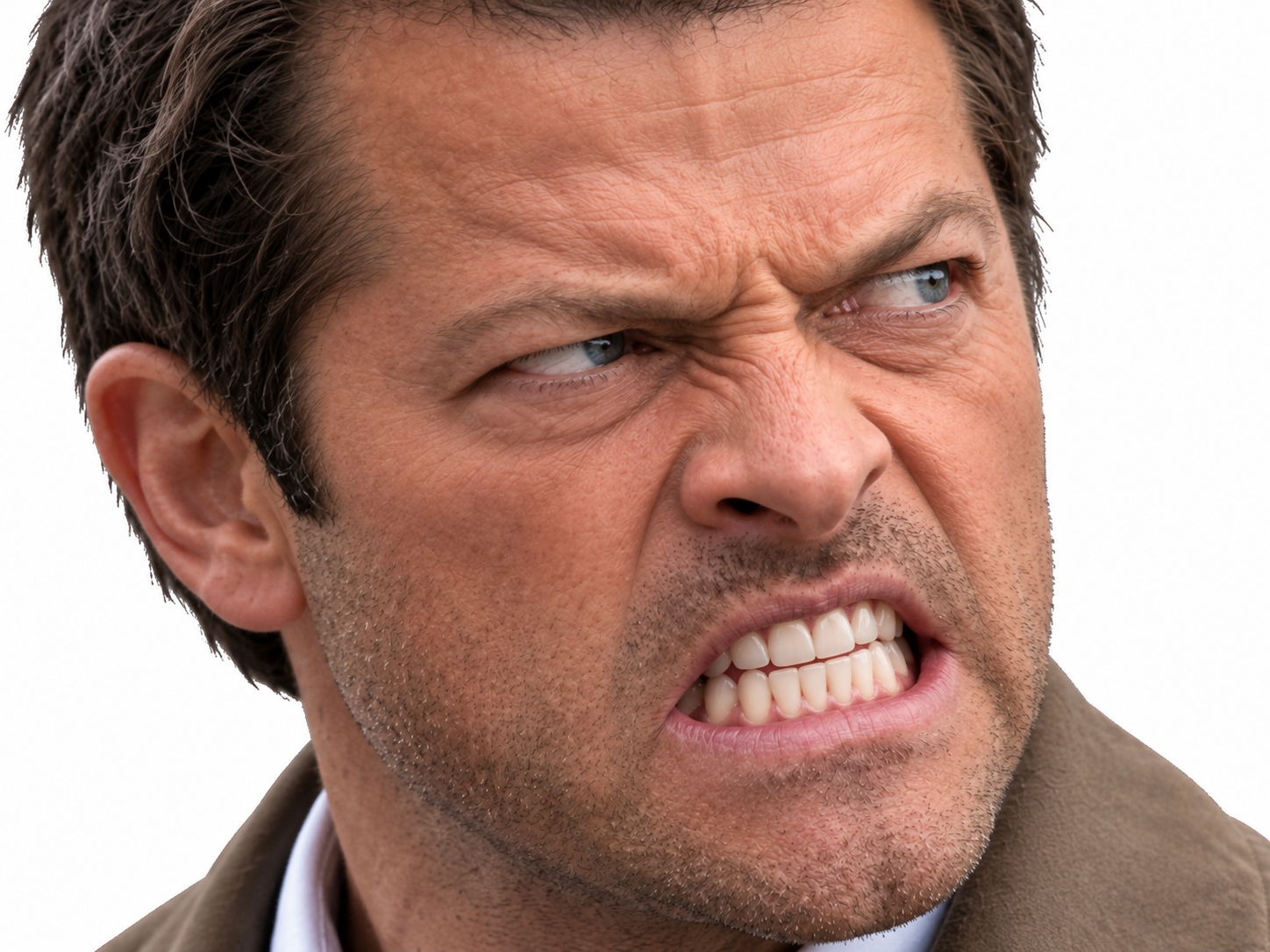 Sticker supernatural castiel colere rage par XDREAD