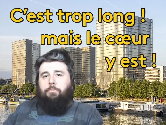 Sticker hooper cest trop long mais le coeur y est par Lagrogne