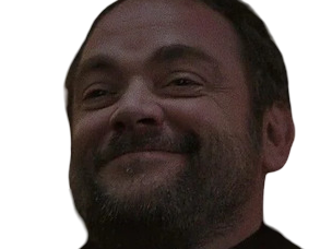 Sticker supernatural crowley heureux diabolique par XDREAD