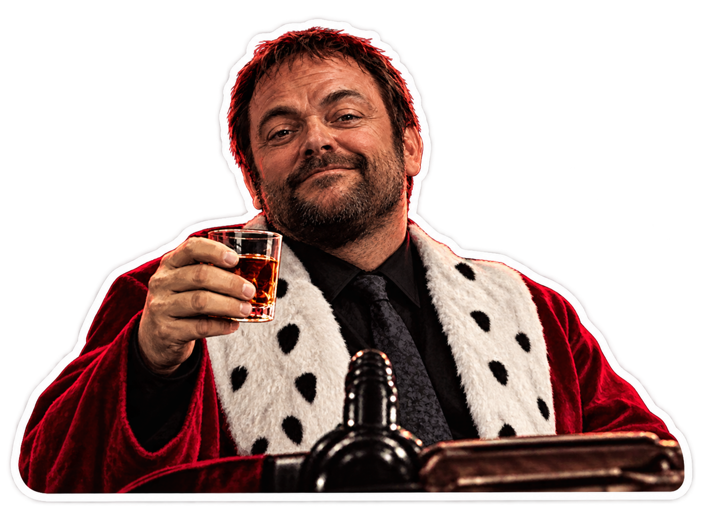 Sticker supernatural crowley juge tribunal loi jugement par XDREAD