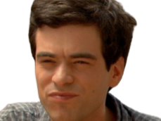 Sticker romain duris auberge espagnole acteur francais jeune fic bloop par Bl0op