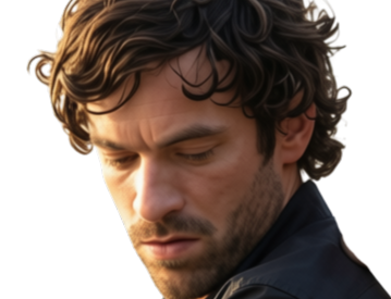 Sticker romain duris arnacoeur acteur francais trentenaire fic bloop par Bl0op