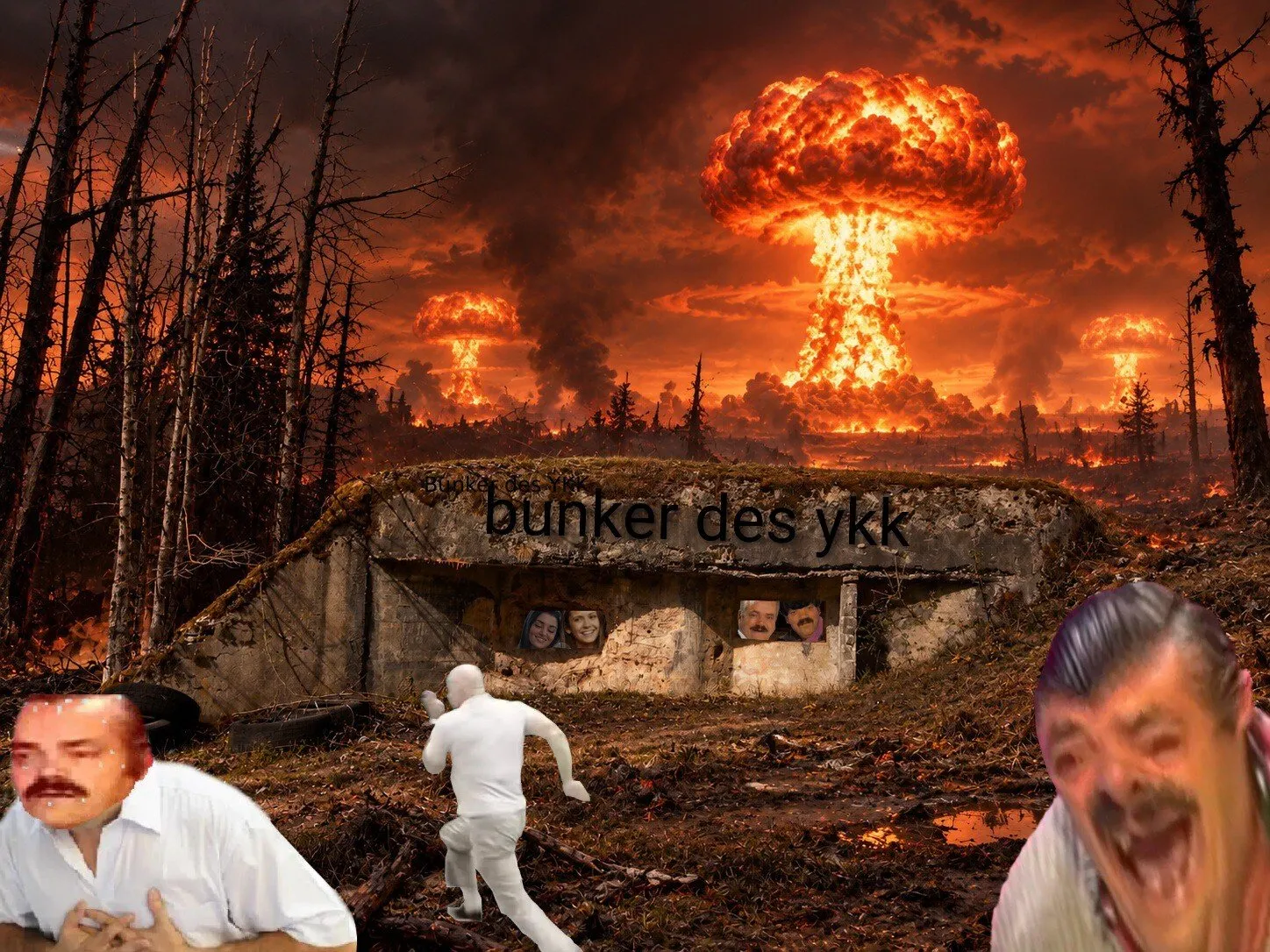 Sticker bunker ykk yrr guerre nucleaire bombe poutine atome meufs risitas peur apocalypse par ToocoCla