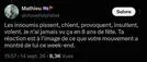 x twitter insoumis lfi fete huma melenchon staliniens trotskiste sauvages gorets secte chier meute destruction