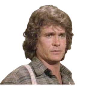 Sticker charles ingalls landon sad par Baka30
