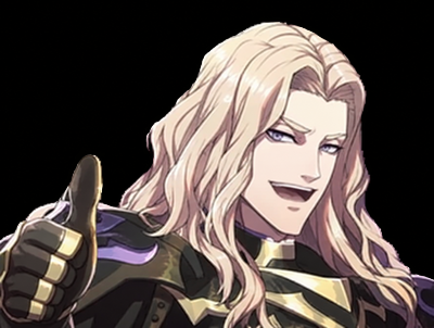 Sticker fire emblem fortune weave dietrich pouce thumbs up par crepe