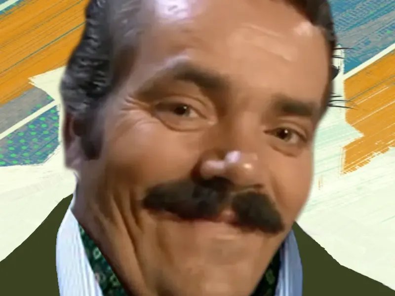 Sticker fic risitas detective disco elysium lieutenant sourire expression vert par Vikocow
