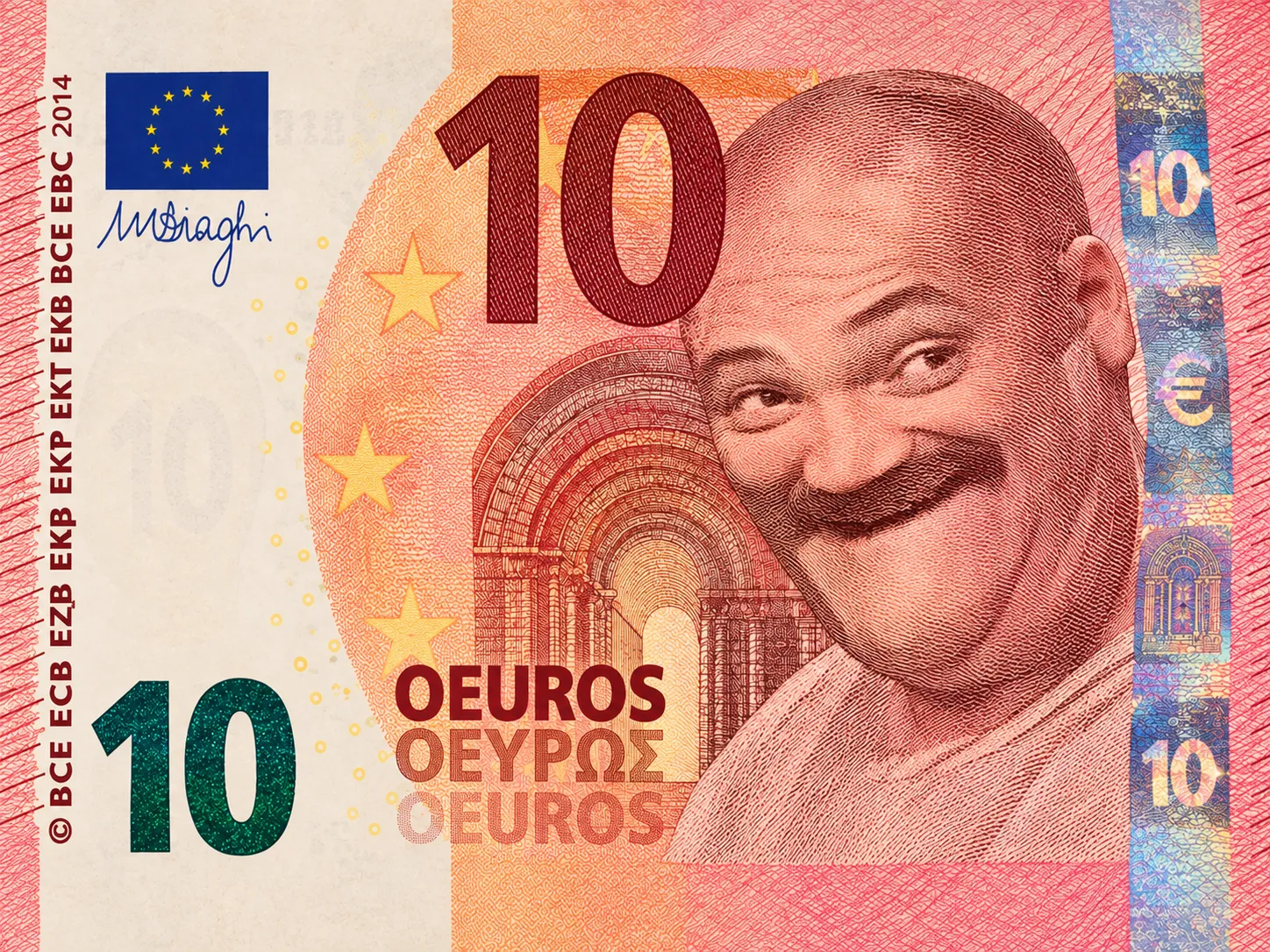 Sticker eggish eggishfart billet banque euro euros argent riche fart petoeufe pet oeuf par AnneHusse