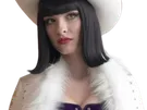 lera abova one piece live action nico robin cheveux noir frange fic bloop chapeau blanc