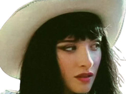 Sticker lera abova one piece live action nico robin cheveux noir frange fic bloop chapeau blanc par Bl0op