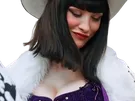 lera abova one piece live action nico robin cheveux noir frange fic bloop chapeau blanc
