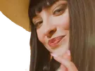 lera abova one piece live action nico robin cheveux noir frange fic bloop chapeau blanc