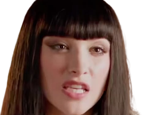 Sticker lera abova one piece live action nico robin cheveux noir frange fic bloop par Bl0op