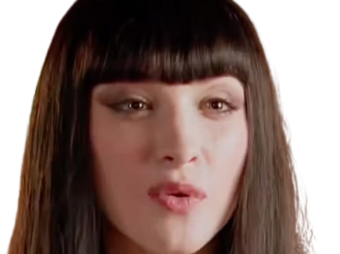 Sticker lera abova one piece live action nico robin cheveux noir frange fic bloop par Bl0op
