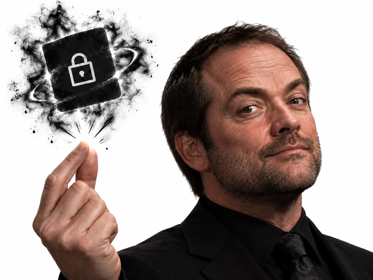Sticker supernatural modo moderateur crowley lock par XDREAD