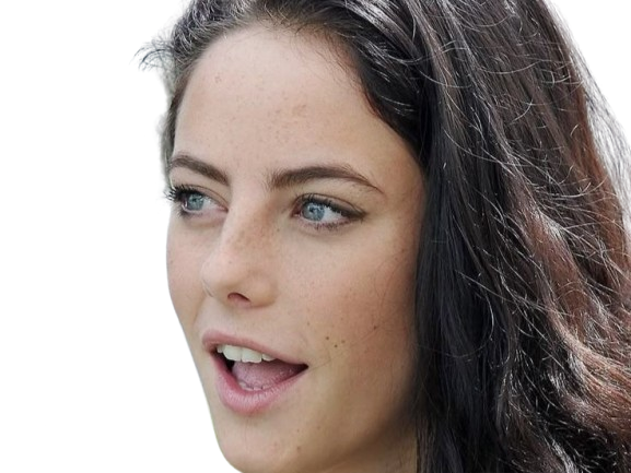 Sticker kaya scodelario femme actrice anglaise labyrinthe annee 2014 brune yeux bleus par PubliusOvidius