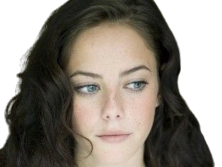 Sticker kaya scodelario femme actrice anglaise labyrinthe annee 2014 brune yeux bleus par PubliusOvidius