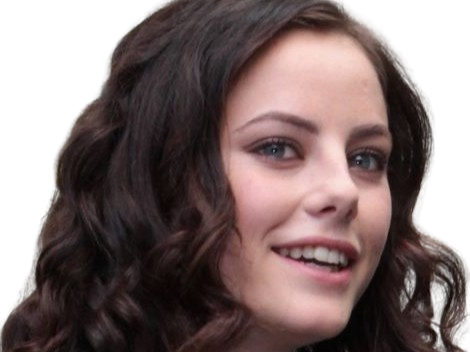 Sticker kaya scodelario femme actrice anglaise labyrinthe annee 2014 brune yeux bleus par PubliusOvidius