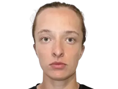 Sticker iga swiatek mugshot tennis femme par ThieveryCorporation