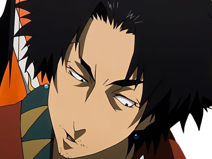 Sticker mugen samurai champloo cheveux noir peau mate junn fic bloop par Bl0op