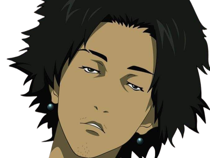 Sticker mugen samurai champloo cheveux noir peau mate junn fic bloop par Bl0op