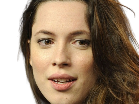 Sticker rebecca hall actrice femme anglaise britannique brune trentaine trentenaire yeux marron par PubliusOvidius