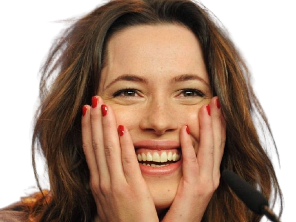 Sticker rebecca hall actrice femme anglaise britannique brune trentaine trentenaire yeux marron par PubliusOvidius