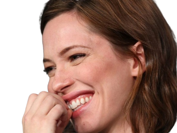 Sticker rebecca hall actrice femme anglaise britannique brune trentaine trentenaire yeux marron par PubliusOvidius