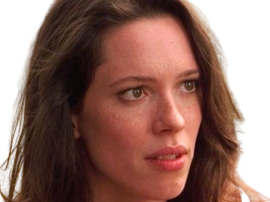 Sticker rebecca hall actrice femme anglaise britannique brune trentaine trentenaire yeux marron par PubliusOvidius