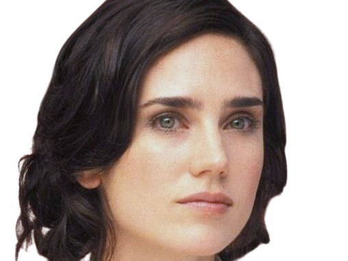 Sticker jennifer connelly actrice brune yeux verts hulk americaine trentaine trentenaire annee 2003 par PubliusOvidius
