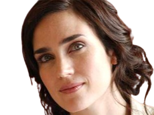 Sticker jennifer connelly actrice brune yeux verts hulk americaine trentaine trentenaire annee 2003 par PubliusOvidius