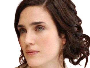 Sticker jennifer connelly actrice brune yeux verts hulk americaine trentaine trentenaire annee 2003 par PubliusOvidius