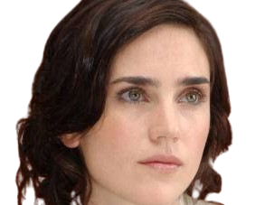 Sticker jennifer connelly actrice brune yeux verts hulk americaine trentaine trentenaire annee 2003 par PubliusOvidius